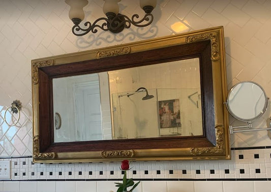 Antique gilt mirror